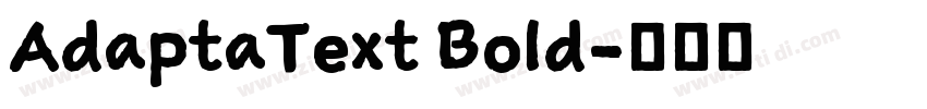 AdaptaText Bold字体转换 AdaptaText Bold字体转换